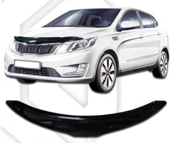 Дефлектор капота CA-Plastiс KIA Rio 3 QB дорестайлингхэтчбек5дв. (2011-2015)