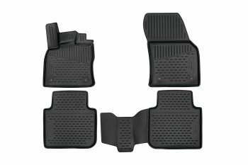 Комплект ковриков салона с повышенной износостойкостью Format KIA Rio 3 QB рестайлинг седан (2015-2017) (Черный)