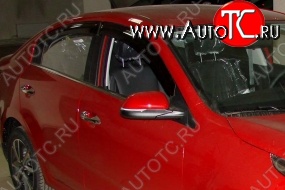 2 429 р. Дефлектора окон SIM KIA Rio 4 FB дорестайлинг седан (2016-2020)  с доставкой в г. Майкоп