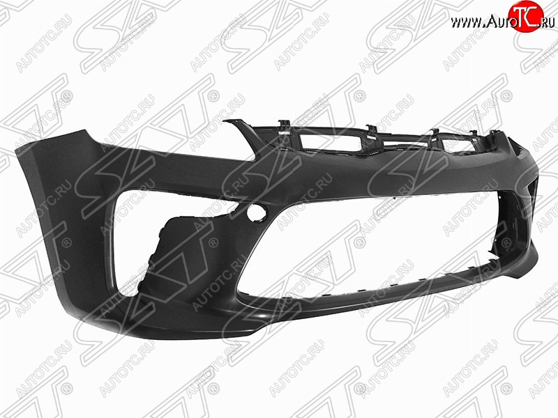 1 159 р. Передний бампер SAT KIA Rio 4 FB дорестайлинг седан (2016-2020) (Неокрашенный)  с доставкой в г. Майкоп