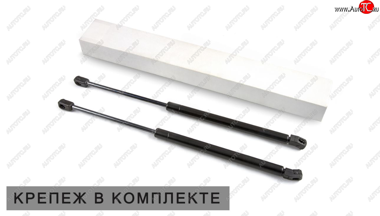 2 294 р. Упоры капота Arbori (2 шт) KIA Rio 4 FB дорестайлинг седан (2016-2020)  с доставкой в г. Майкоп