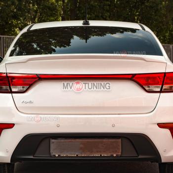 Лип спойлер MV-Tuning KIA Rio  4 FB (2016-2020) дорестайлинг седан
