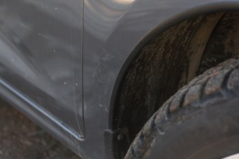 4 549 р. Защитные накладки на арки ArtForm KIA Rio 4 FB дорестайлинг седан (2016-2020) (Поверхность: шагрень)  с доставкой в г. Майкоп. Увеличить фотографию 3