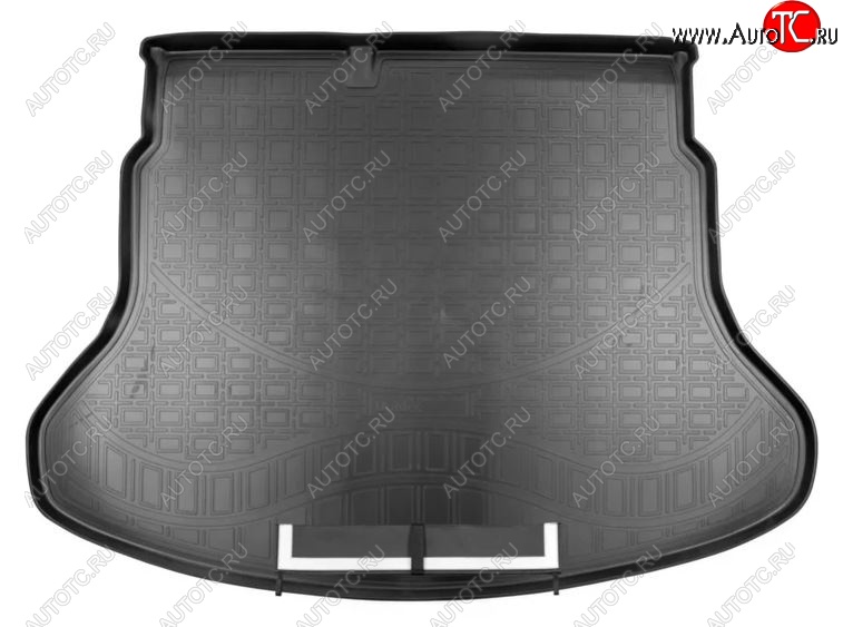 3 299 р. Коврик в багажник Norplast Unidec  KIA Rio  4 FB (2016-2025) дорестайлинг седан, рестайлинг седан (Черный с фартуком)  с доставкой в г. Майкоп