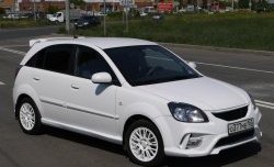 10 999 р. Передний бампер Vita Dm KIA Rio 2 JB дорестайлинг, хэтчбэк 5 дв. (2005-2009) (Без сетки, Неокрашенный)  с доставкой в г. Майкоп. Увеличить фотографию 6