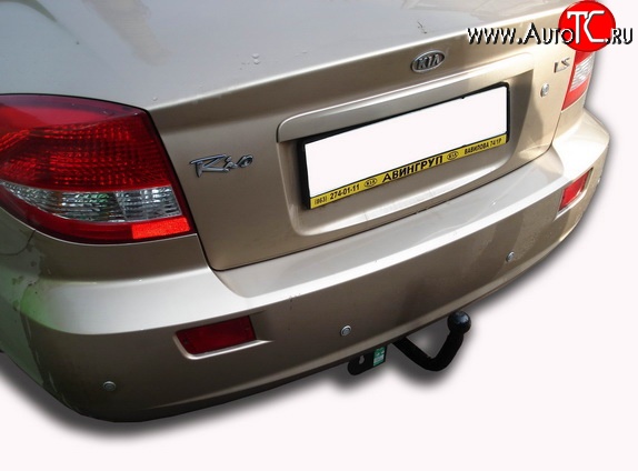9 999 р. Фаркоп (седан) NovLine KIA Rio 2 JB дорестайлинг седан (2005-2009)  с доставкой в г. Майкоп
