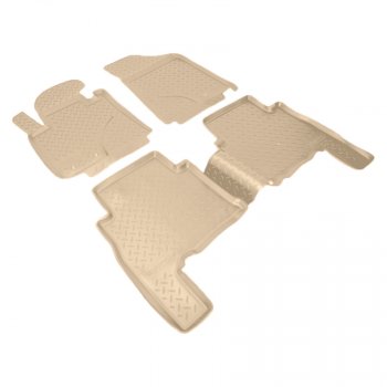 Коврики салона Norplast Unidec KIA Sorento  XM (2009-2012) дорестайлинг (Цвет: бежевый)