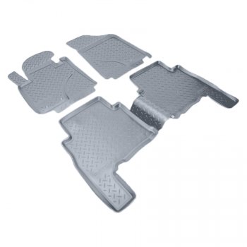 Коврики салона Norplast Unidec KIA Sorento  XM (2009-2012) дорестайлинг (Цвет: серый)