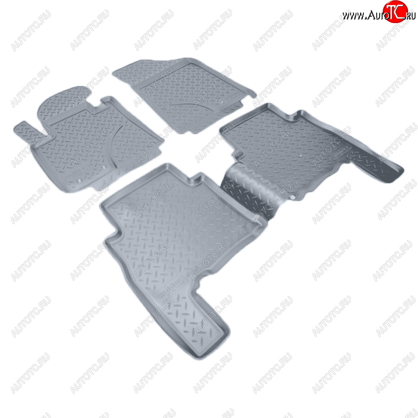 3 289 р. Коврики салона Norplast Unidec  KIA Sorento  XM (2009-2012) дорестайлинг (Цвет: серый)  с доставкой в г. Майкоп