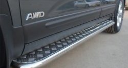 24 649 р. Широкая защита порогов SLITKOFF  KIA Sorento  XM (2012-2015) рестайлинг  с доставкой в г. Майкоп. Увеличить фотографию 3
