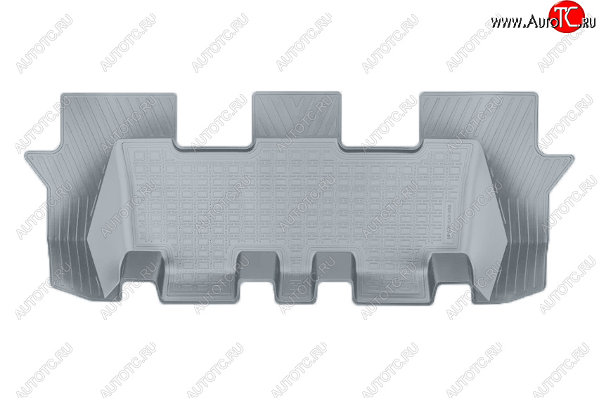1 249 р. Коврик салона Norplast (3 ряд)  KIA Sorento  MQ4 (2020-2022) (Цвет: серый)  с доставкой в г. Майкоп