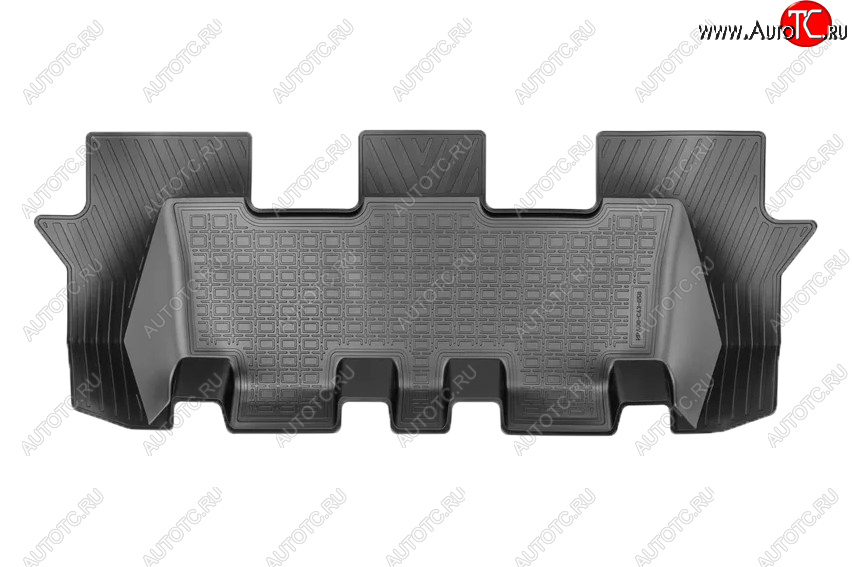 969 р. Коврик салона Norplast (3 ряд) KIA Sorento MQ4 (2020-2022) (Цвет: черный)  с доставкой в г. Майкоп
