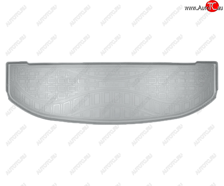 1 289 р. Коврик багажника Norplast Unidec (7 мест, разложенный 3-й ряд)  KIA Sorento  MQ4 (2020-2022) (Цвет: серый)  с доставкой в г. Майкоп