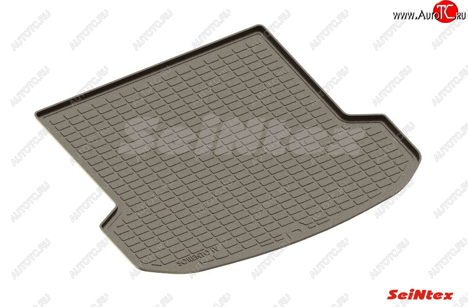 1 669 р. Коврик в багажник SeiNtex (полимерный)  KIA Sorento  MQ4 (2020-2022) (Пять мест)  с доставкой в г. Майкоп