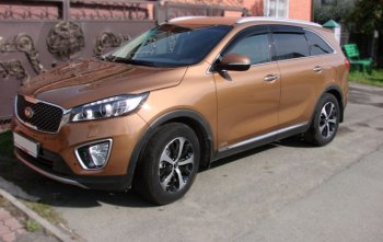 3 479 р. Дефлектора окон SIM KIA Sorento UM/Prime дорестайлинг (2014-2018)  с доставкой в г. Майкоп. Увеличить фотографию 2