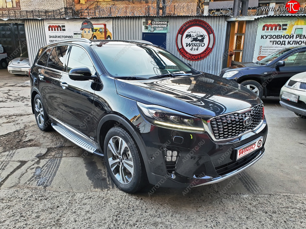 12 999 р. Подножки боковые WINBO KIA Sorento UM/Prime рестайлинг (2018-2020)  с доставкой в г. Майкоп