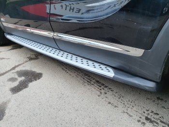 12 999 р. Подножки боковые WINBO KIA Sorento UM/Prime рестайлинг (2018-2020)  с доставкой в г. Майкоп. Увеличить фотографию 2