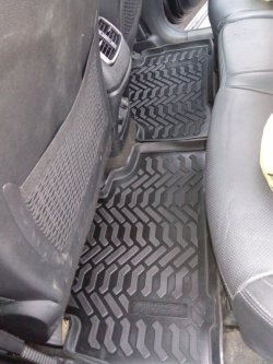 1 699 р. Коврики в салон Aileron 3D  KIA Sorento  UM/Prime (2014-2020) дорестайлинг, рестайлинг  с доставкой в г. Майкоп. Увеличить фотографию 4
