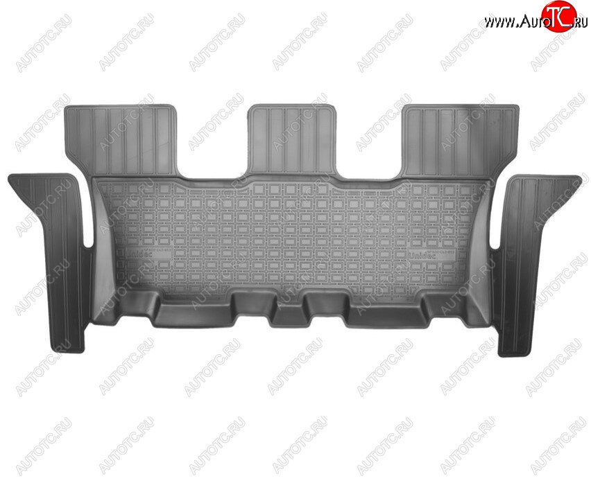 949 р. Коврик в салон для третьего ряда Norplast Unidec (3-ий ряд)  KIA Sorento  UM/Prime (2014-2020) дорестайлинг, рестайлинг (Цвет: черный)  с доставкой в г. Майкоп