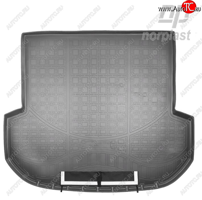 3 369 р. Коврик багажника Norplast (5 мест)  KIA Sorento  UM/Prime (2014-2020) дорестайлинг, рестайлинг (Черный, с погрузочным ковриком (фартуком))  с доставкой в г. Майкоп