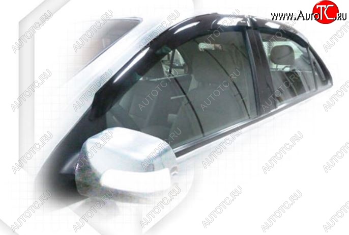 2 699 р. Дефлектора окон CA-Plastiс KIA Sorento BL дорестайлинг (2002-2006) (Classic полупрозрачный, Без хром.молдинга)  с доставкой в г. Майкоп