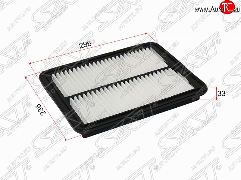 299 р. Фильтр воздушный двигателя SAT (2.4/2.5/3.5)  KIA Sorento  BL (2002-2010) дорестайлинг, рестайлинг  с доставкой в г. Майкоп