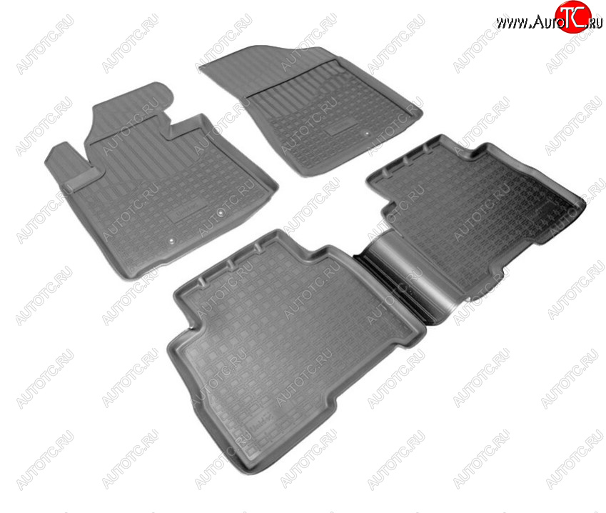 2 769 р. Комплект ковриков в салон Norplast Unidec  KIA Sorento  XM (2012-2015) рестайлинг (Цвет: черный)  с доставкой в г. Майкоп
