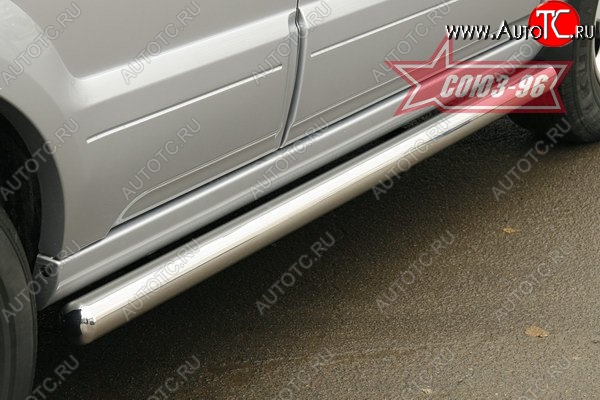 14 894 р. Защита порогов Souz-96 (d76) KIA Sorento BL дорестайлинг (2002-2006)  с доставкой в г. Майкоп