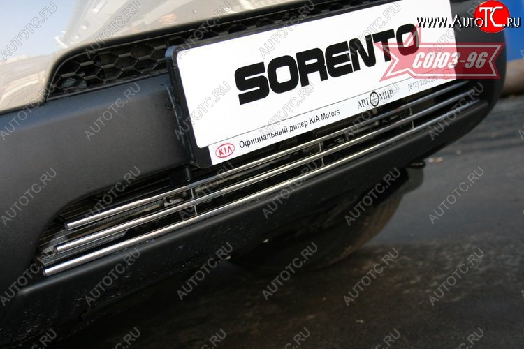 3 689 р. Декоративный элемент воздухозаборника Souz-96 (d10) KIA Sorento XM рестайлинг (2012-2015)  с доставкой в г. Майкоп