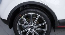 4 599 р. Накладки на колёсные арки RA (комплект 4 шт.) KIA Soul PS рестайлинг (2017-2019) (Поверхность шагрень)  с доставкой в г. Майкоп. Увеличить фотографию 2