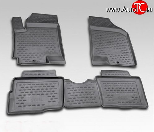 2 479 р. Комплект ковриков в салон Element 4 шт. (полиуретан) KIA Soul PS дорестайлинг (2014-2016)  с доставкой в г. Майкоп