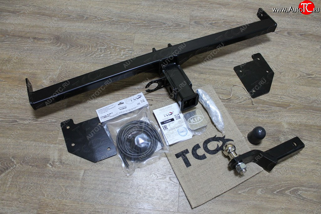 16 399 р. Фаркоп (тягово-сцепное устройство) TCC  KIA Soul  PS (2014-2019) дорестайлинг, рестайлинг (оцинкованный, шар Е нержавейка)  с доставкой в г. Майкоп