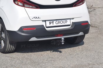 14 459 р. Фаркоп Petroil Tuning (съемный квадрат) KIA Soul SK3 (2018-2022)  с доставкой в г. Майкоп. Увеличить фотографию 2