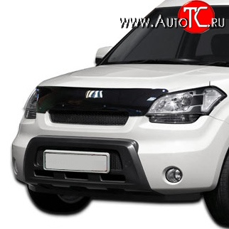 569 р. Дефлектор капота NovLine KIA Soul AM дорестайлинг (2008-2011)  с доставкой в г. Майкоп