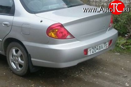 3 499 р. Задний бампер Стандартный KIA Spectra (2000-2009) (Неокрашенный)  с доставкой в г. Майкоп