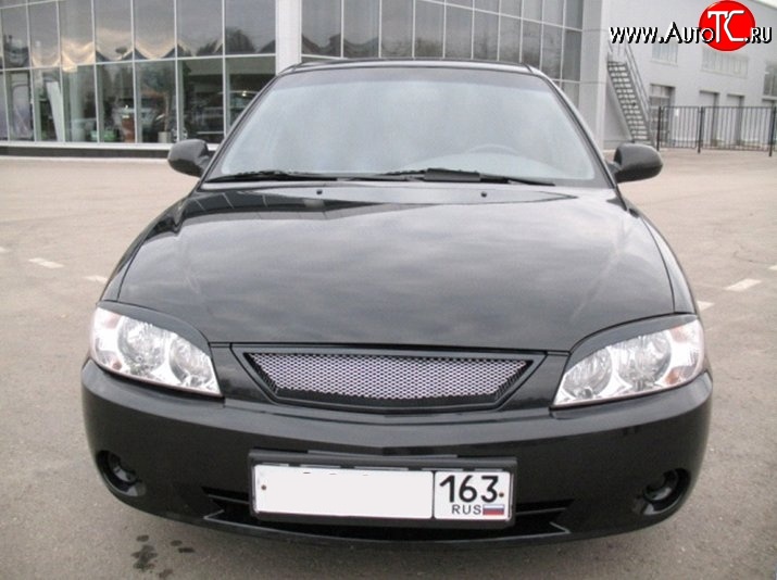 2 499 р. Решётка радиатора Sport KIA Spectra (2000-2009) (Неокрашенная)  с доставкой в г. Майкоп