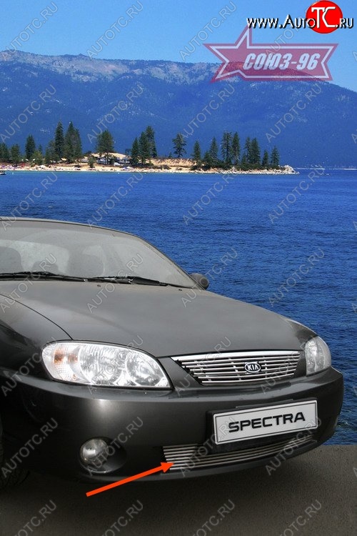 4 049 р. Декоративный элемент воздухозаборника Souz-96 (d10) KIA Spectra (2000-2009)  с доставкой в г. Майкоп
