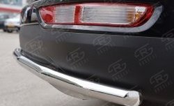 16 249 р. Защита заднего бампера (Ø42 мм, нержавейка) SLITKOFF  KIA Sportage  4 QL (2016-2018) дорестайлинг  с доставкой в г. Майкоп. Увеличить фотографию 4