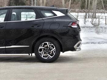 15 899 р. Защита заднего бампера (труба, d63) SLITKOFF  KIA Sportage  5 NQ5 (2021-2025)  с доставкой в г. Майкоп. Увеличить фотографию 3