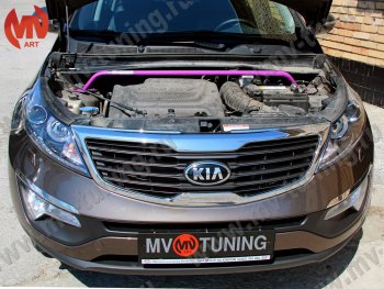 Растяжка (распорка) передних стоек MV-Tuning KIA Sportage  3 SL (2010-2016) дорестайлинг, рестайлинг