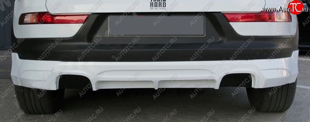 7 799 р. Накладка на задний бампер JSW Style  KIA Sportage  3 SL (2010-2016) дорестайлинг, рестайлинг (Неокрашенная)  с доставкой в г. Майкоп