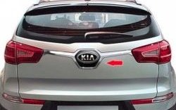 5 599 р. Накладка на крышку багажника СТ KIA Sportage 3 SL дорестайлинг (2010-2014)  с доставкой в г. Майкоп. Увеличить фотографию 2