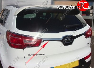 5 599 р. Накладка на крышку багажника СТ KIA Sportage 3 SL дорестайлинг (2010-2014)  с доставкой в г. Майкоп
