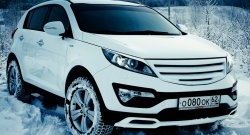 5 399 р. Накладка на передний бампер Ixion Style  KIA Sportage  3 SL (2010-2014) дорестайлинг (Неокрашенная)  с доставкой в г. Майкоп. Увеличить фотографию 3