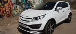 5 399 р. Накладка на передний бампер Ixion Style  KIA Sportage  3 SL (2010-2014) дорестайлинг (Неокрашенная)  с доставкой в г. Майкоп. Увеличить фотографию 4