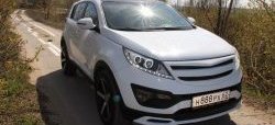 7 799 р. Накладка на передний бампер JSW Style  KIA Sportage  3 SL (2010-2014) дорестайлинг (Неокрашенная)  с доставкой в г. Майкоп. Увеличить фотографию 6