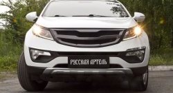 5 499 р. Диффузор переднего бампера RA  KIA Sportage  3 SL (2010-2014) дорестайлинг (Поверхность глянец (под окраску), Неокрашенная)  с доставкой в г. Майкоп. Увеличить фотографию 3