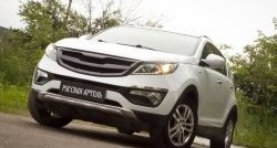 5 499 р. Диффузор переднего бампера RA  KIA Sportage  3 SL (2010-2014) дорестайлинг (Поверхность глянец (под окраску), Неокрашенная)  с доставкой в г. Майкоп. Увеличить фотографию 4
