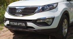 5 499 р. Диффузор переднего бампера RA  KIA Sportage  3 SL (2010-2014) дорестайлинг (Поверхность глянец (под окраску), Неокрашенная)  с доставкой в г. Майкоп. Увеличить фотографию 5