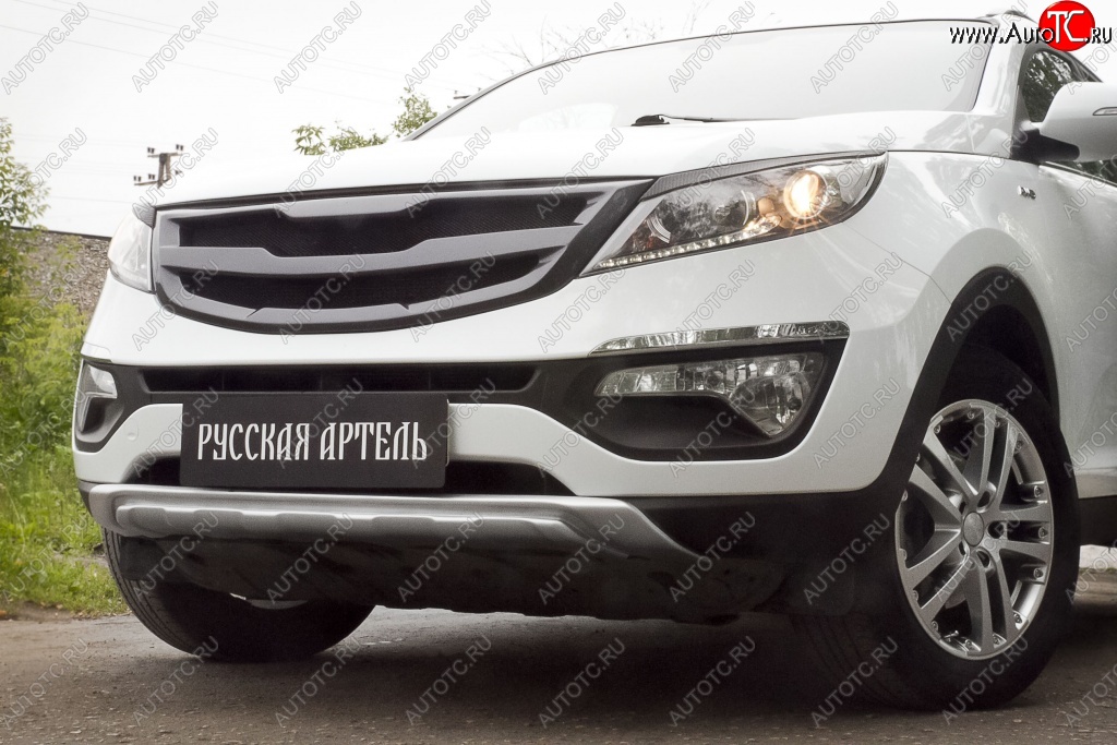 5 499 р. Диффузор переднего бампера RA  KIA Sportage  3 SL (2010-2014) дорестайлинг (Поверхность глянец (под окраску), Неокрашенная)  с доставкой в г. Майкоп